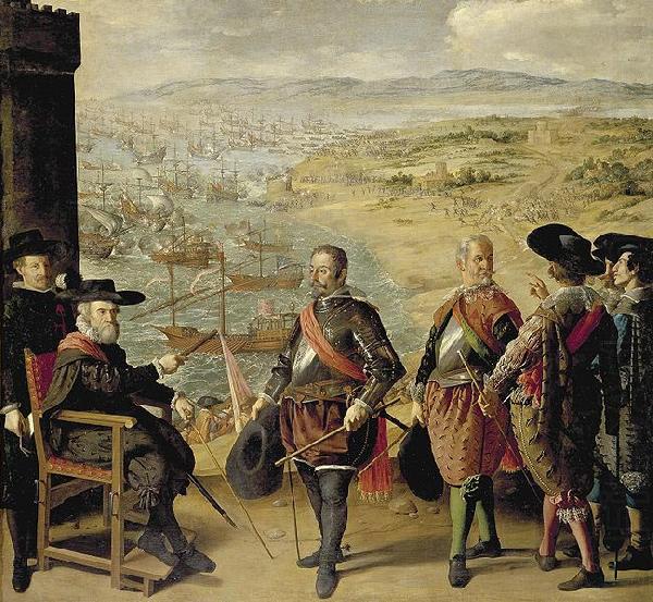 Francisco de Zurbaran La defensa de Cadiz china oil painting image